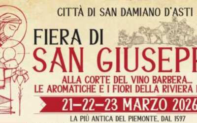 Domenica Aromatica e Diano Marina a San Damiano d’Asti per la storica Fiera di San Giuseppe